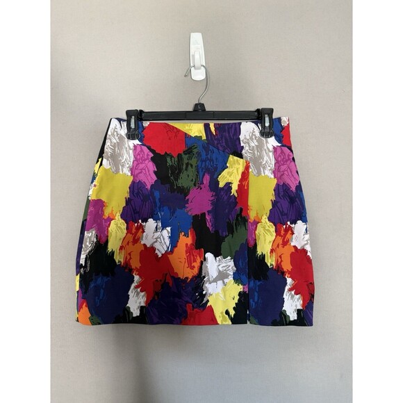 kate spade Dresses & Skirts - Kate Spade Saturday Mini Skirt 4 Womens Colorful Pockets Zipped Artsy Multicolor